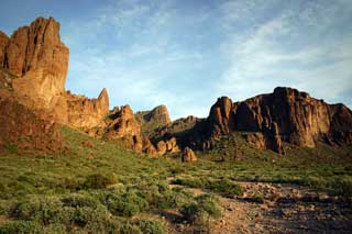 Desert mountain ridgeline